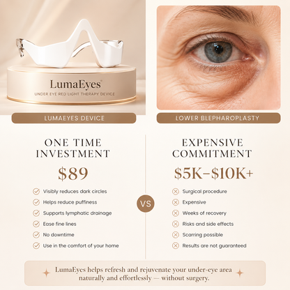 LumaEyes Under Eye Red Light Therapy Device